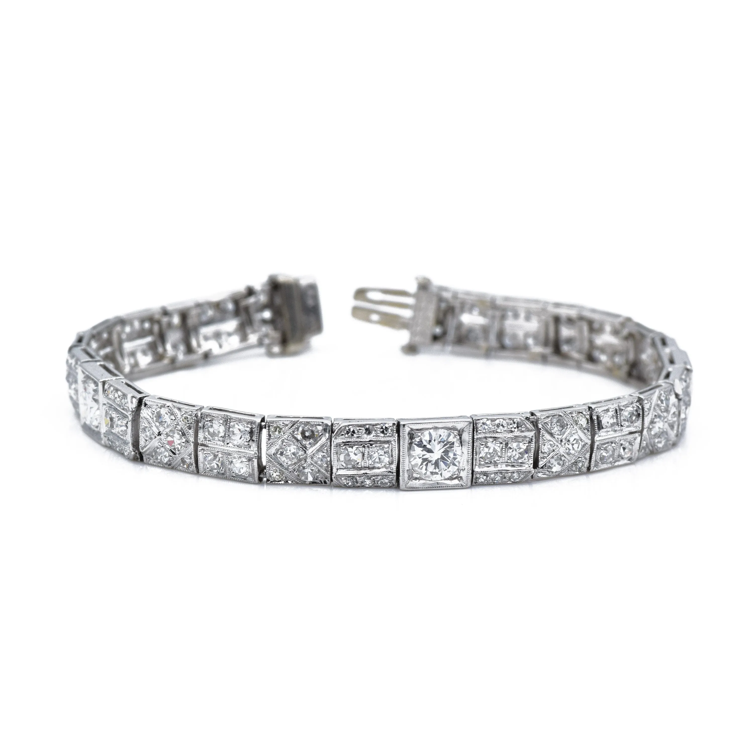 Estate 1940s Diamond Bracelet
