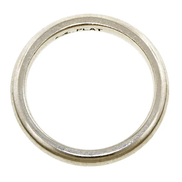 Estate Wedding Band Ring, Platinum, Size 5