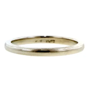 Estate Wedding Band Ring