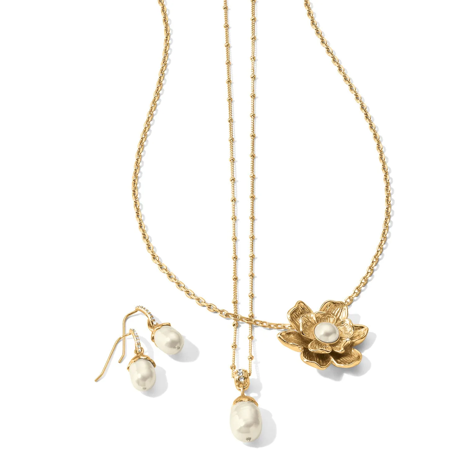 Everbloom Pearl Flower Necklace - JM7514