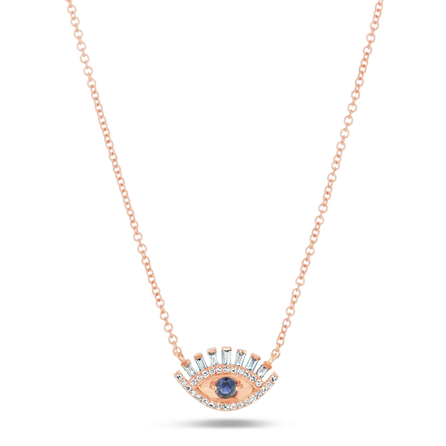 Evil Eye Lashes Necklace