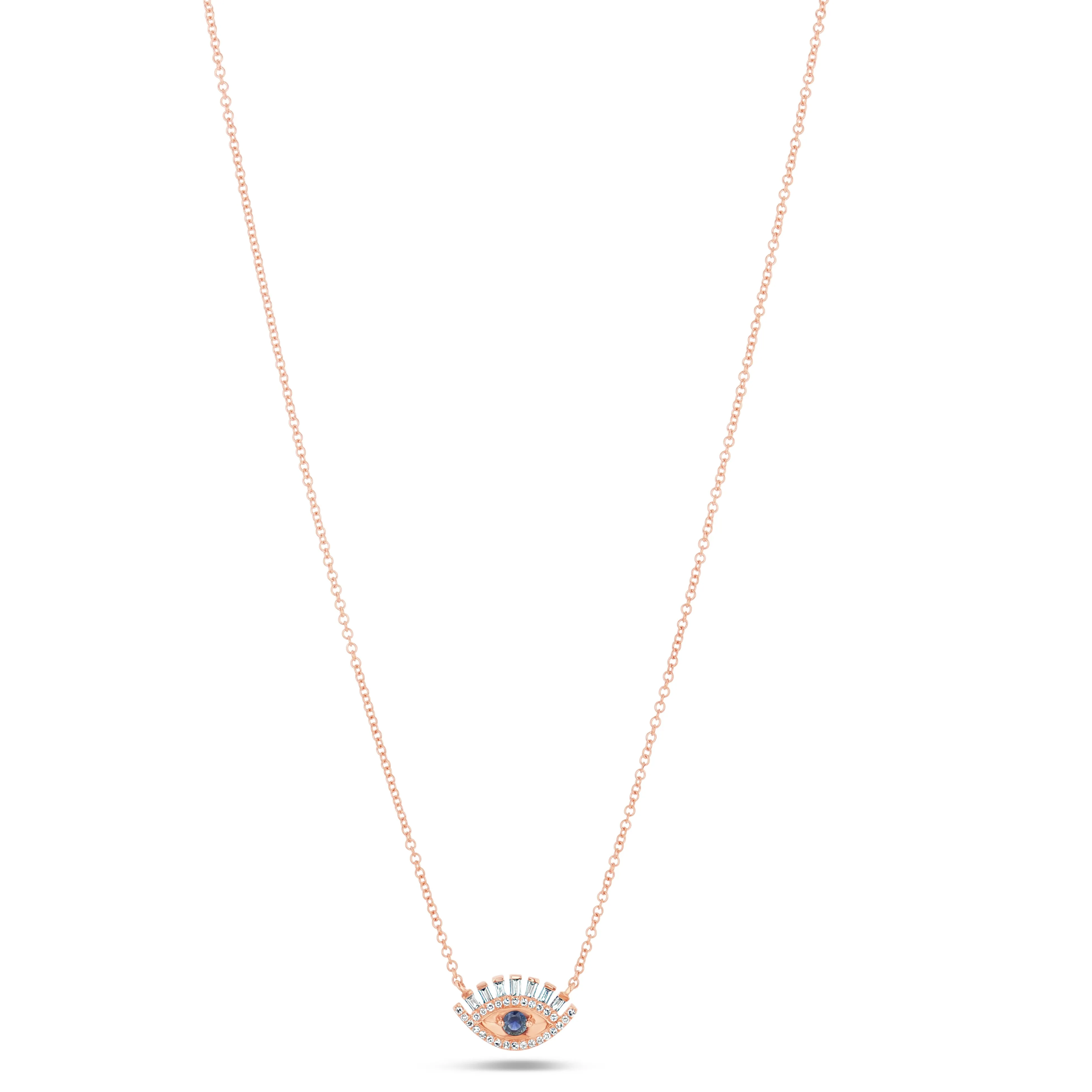 Evil Eye Lashes Necklace