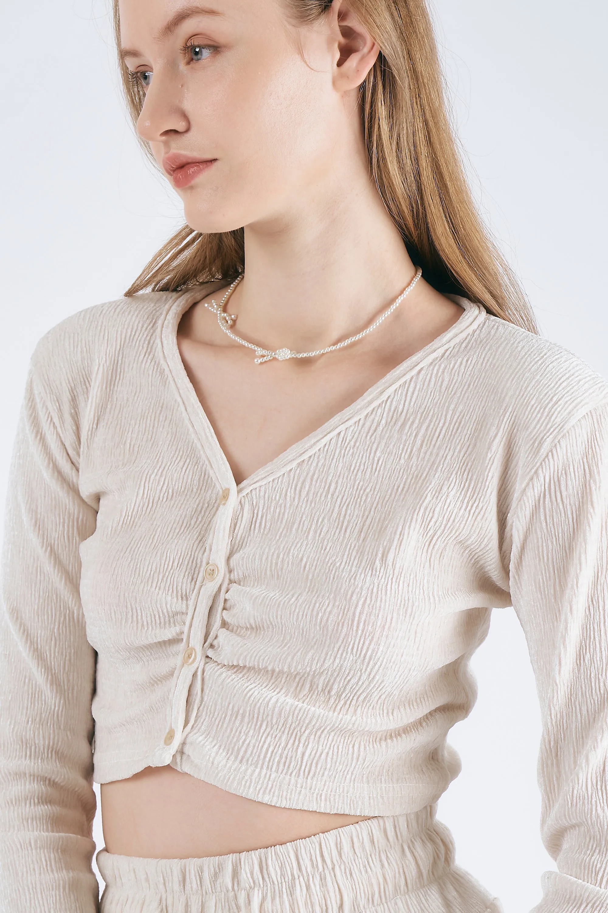Faux Pearl Bow Necklaces