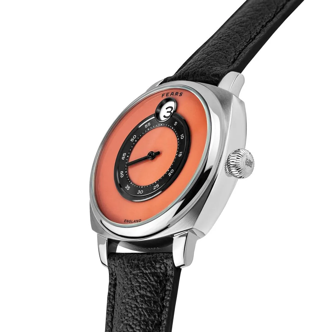 Fears Brunswick 40.5 Jump Hour Coral Lacquer (Pre-order - Final Production Run)