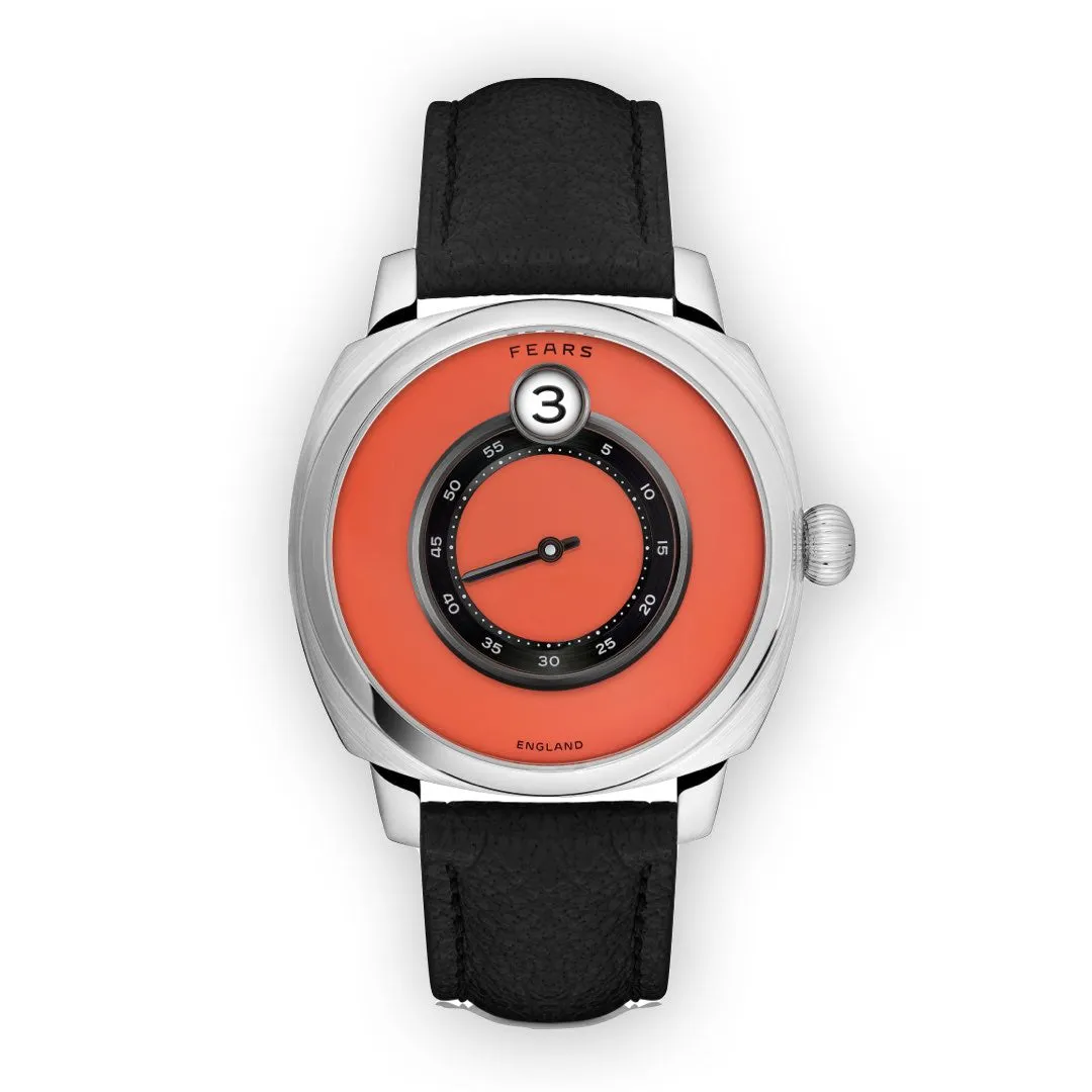 Fears Brunswick 40.5 Jump Hour Coral Lacquer (Pre-order - Final Production Run)