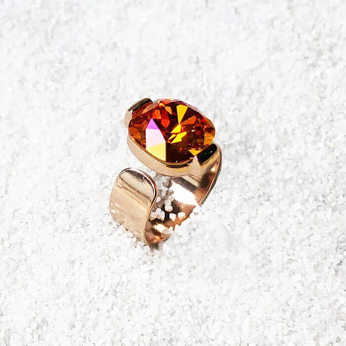 Fire Glam Statement Ring
