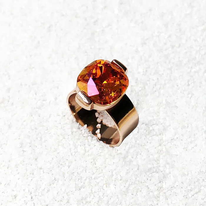 Fire Glam Statement Ring