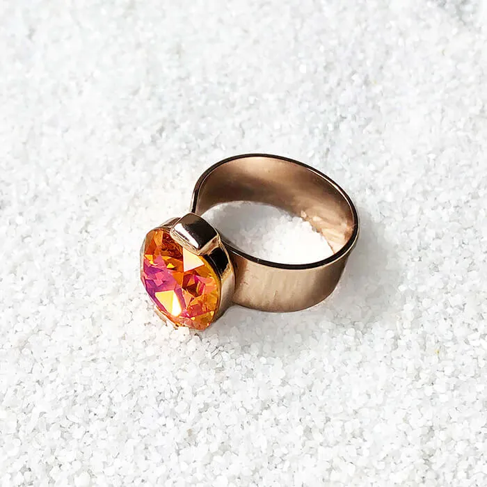 Fire Glam Statement Ring