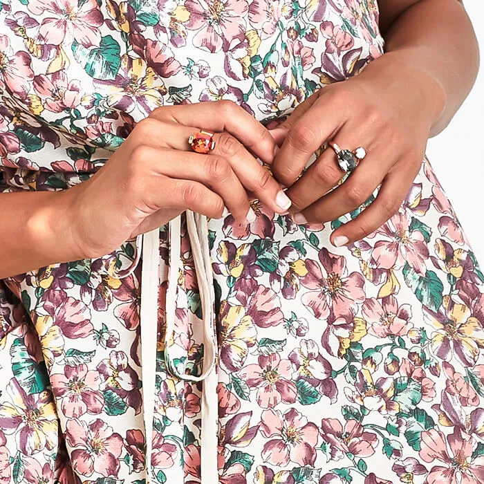 Fire Glam Statement Ring