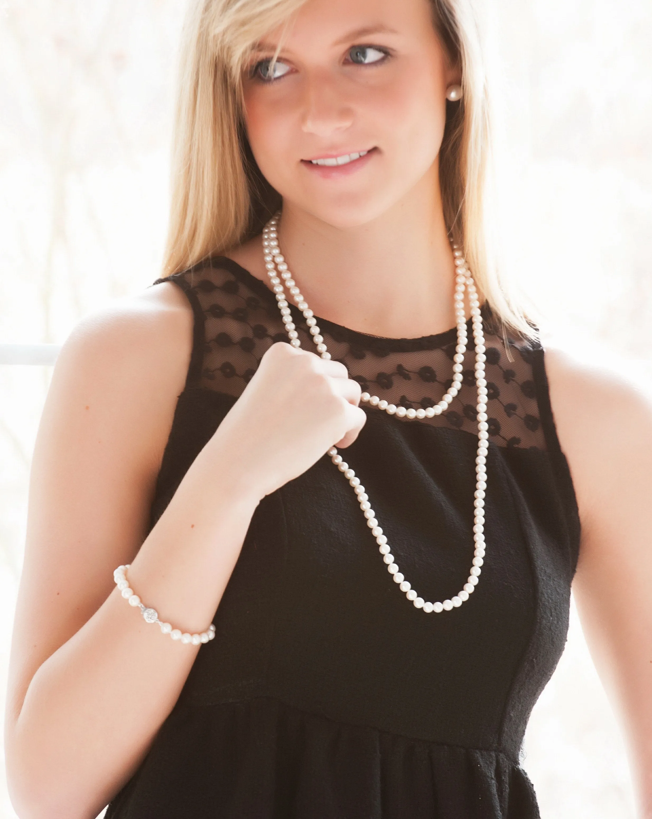 Flapper Pearl Necklace