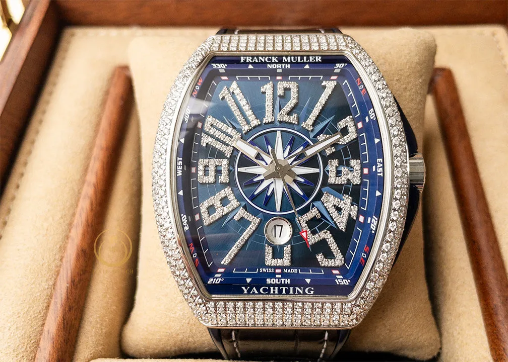 Franck Muller Vanguard Yachting V 45 Blue Dial