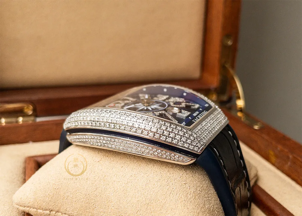 Franck Muller Vanguard Yachting V 45 Blue Dial