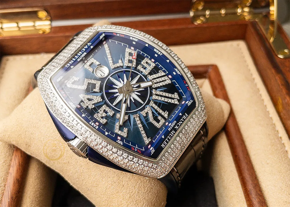 Franck Muller Vanguard Yachting V 45 Blue Dial