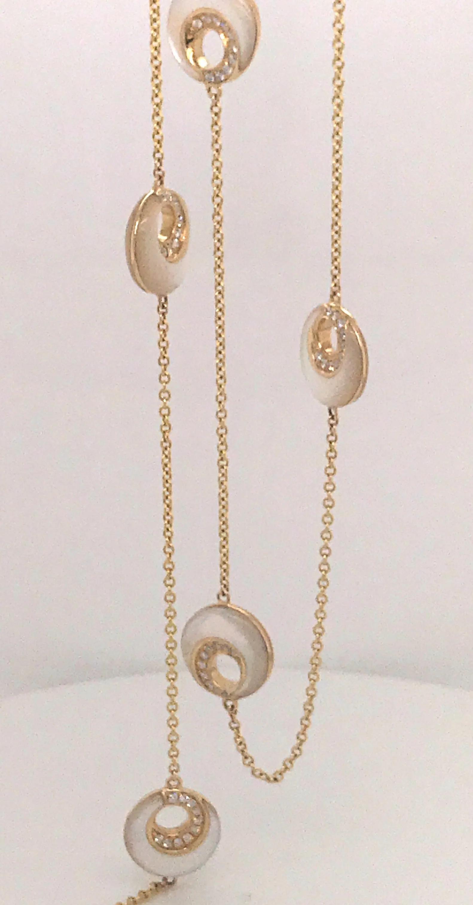 Frederic Sage Mother of Pearl Necklace