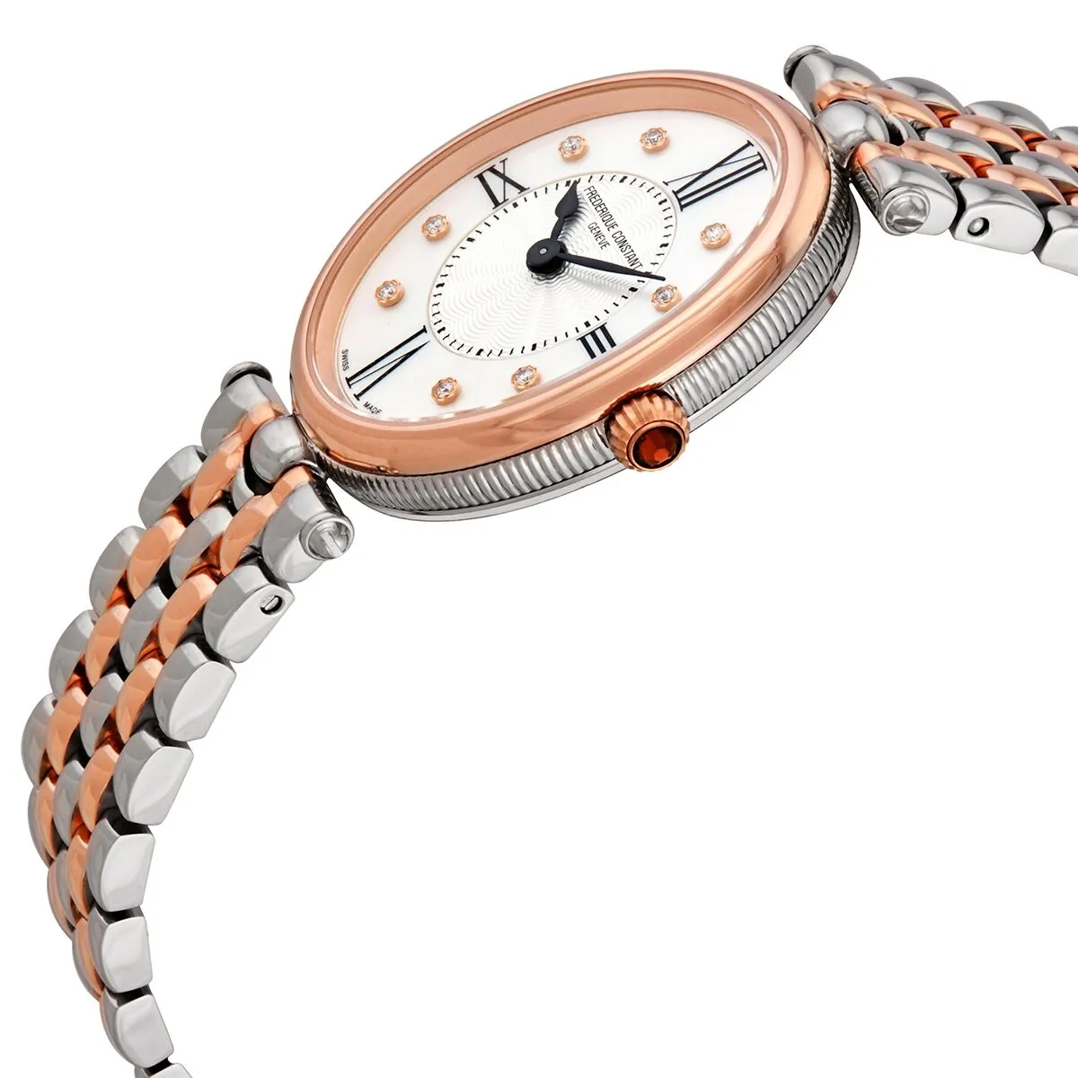 Frederique Constant Classics Quartz Diamond White Dial Ladies Watch FC-200RMPW2V2B