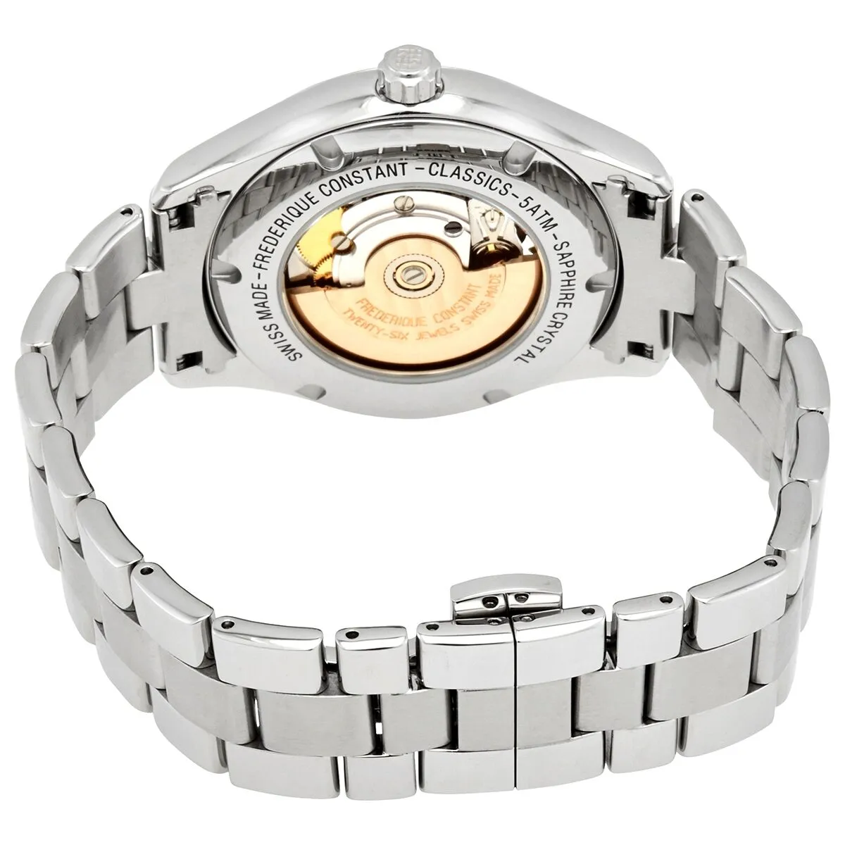 Frederique Constant Double Heart Beat Automatic Diamond Ladies Watch FC-310WDHB3BD6B