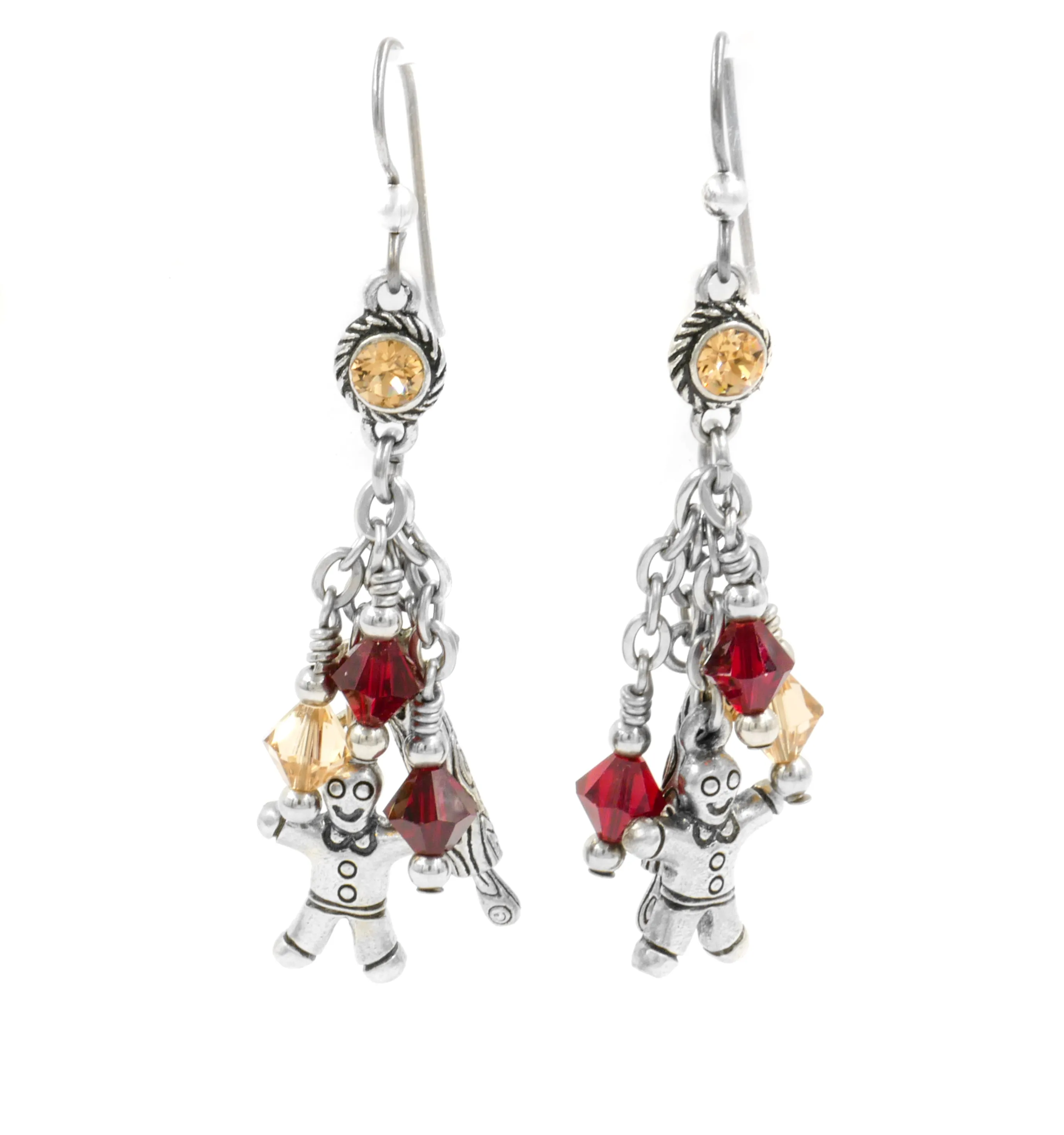 Gingerbread Man Earrings