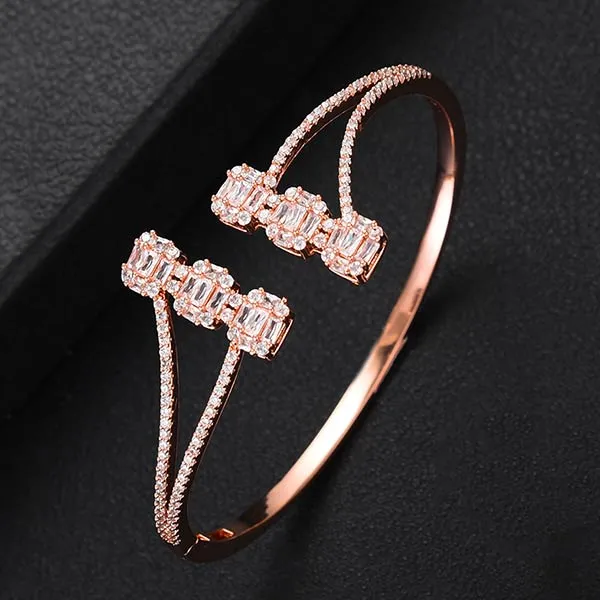 GODKI Trendy Luxury Stackable Bangle Cuff For Women Wedding Full Cubic Zircon Crystal CZ Dubai  Bracelet Party Jewelry2019