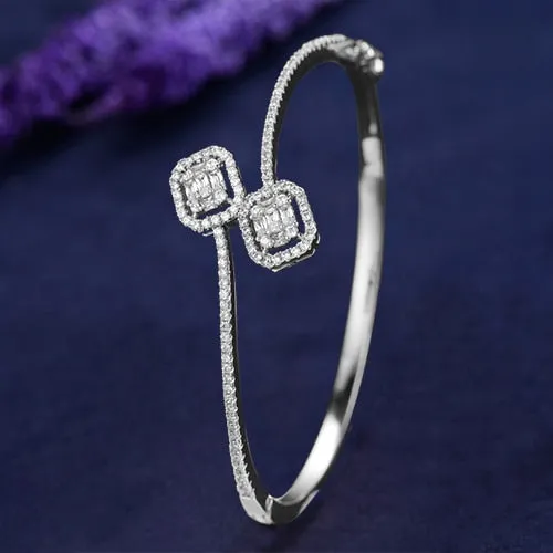 GODKI Trendy Luxury Stackable Bangle Cuff For Women Wedding Full Cubic Zircon Crystal CZ Dubai  Bracelet Party Jewelry2019