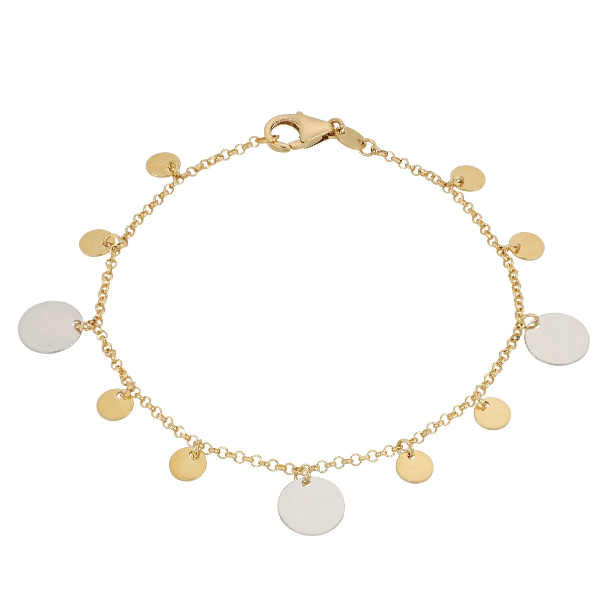 Gold Circles Bracelet