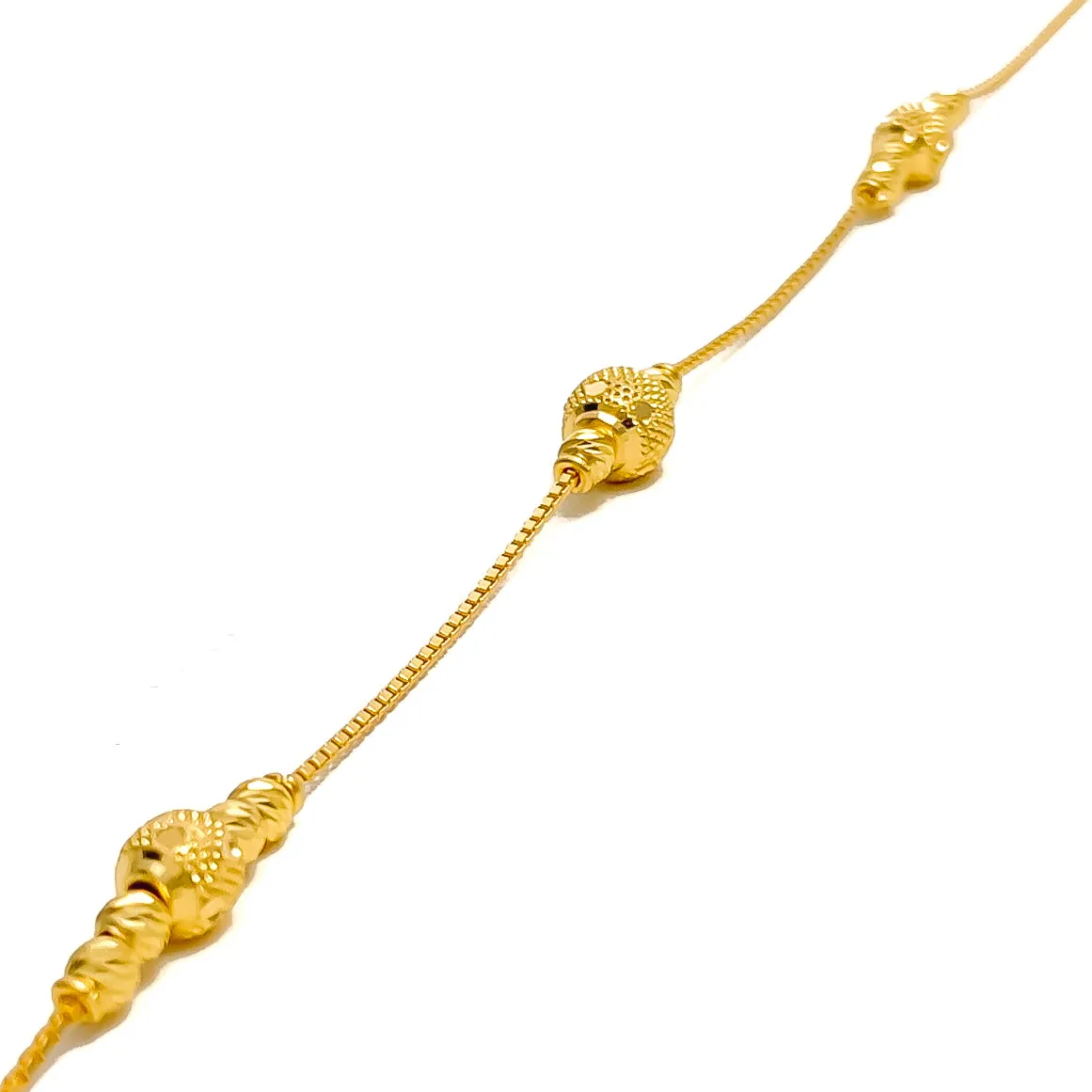 Graceful Ethereal 22k Gold Bracelet