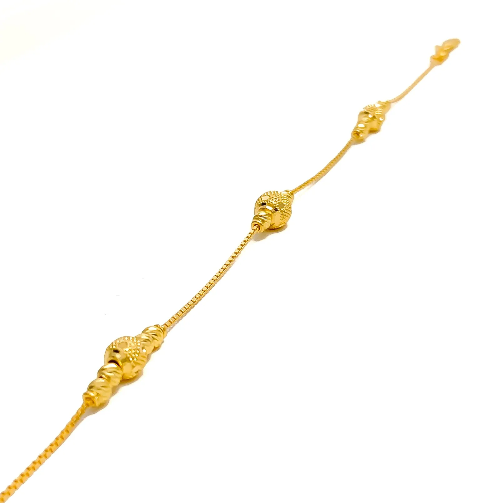 Graceful Ethereal 22k Gold Bracelet