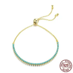 Green CZ Tennis Bracelets