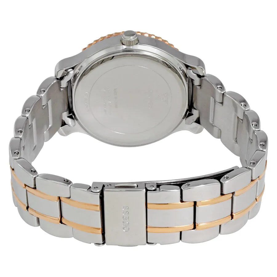 Guess Enchanting Silver Dial Ladies Multifunction Crystal Watch W0305L3