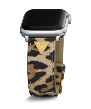 GUESS Logo Leather Band for Apple 38-40 mm Watch