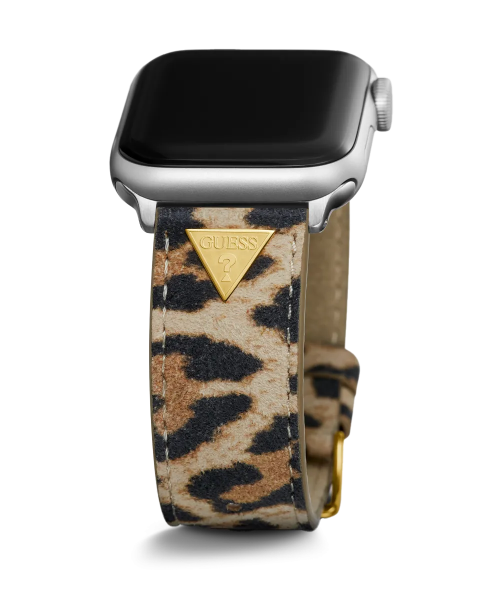 GUESS Logo Leather Band for Apple 38-40 mm Watch