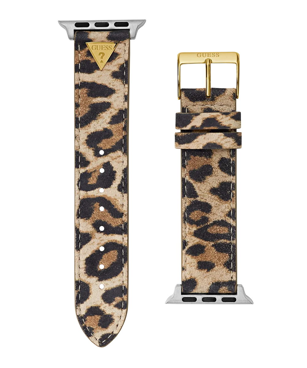 GUESS Logo Leather Band for Apple 38-40 mm Watch