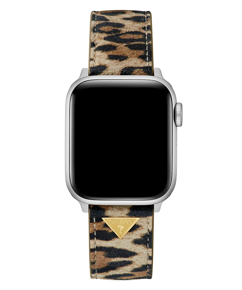GUESS Logo Leather Band for Apple 38-40 mm Watch
