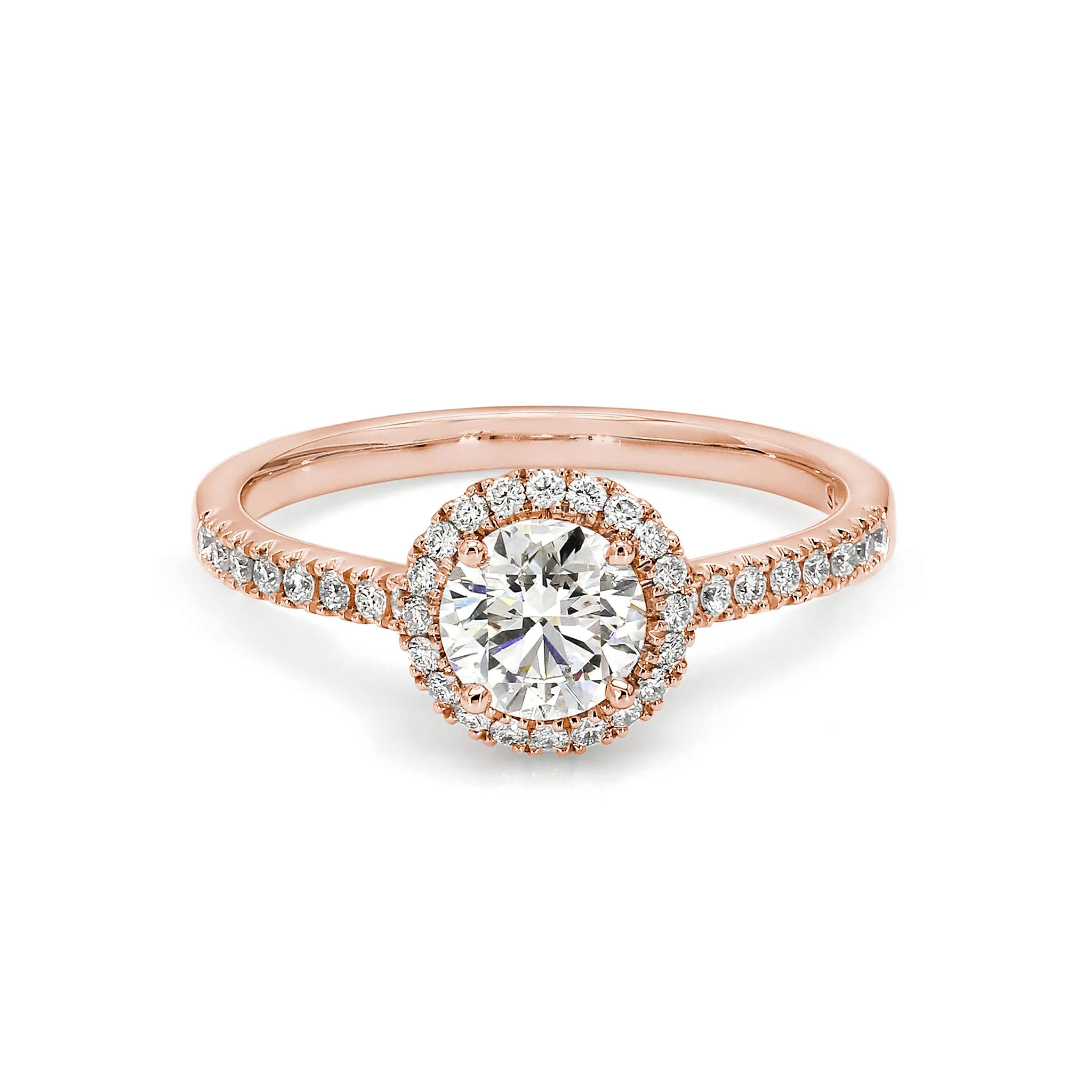 Halo Diamond Engagement Ring