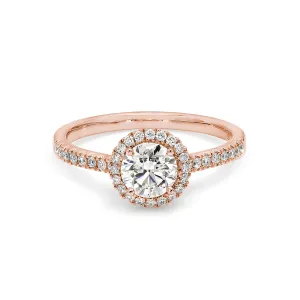 Halo Diamond Engagement Ring