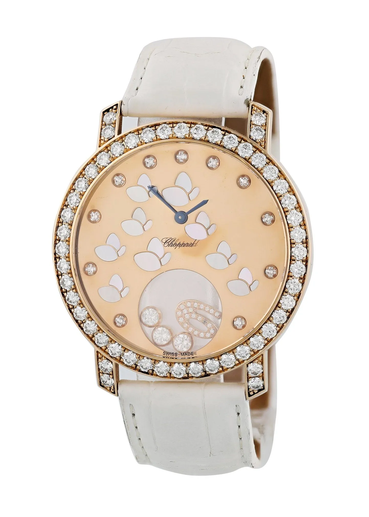 Happy Diamonds Happy Time Butterfly 207450 Rose Gold Box & Papers