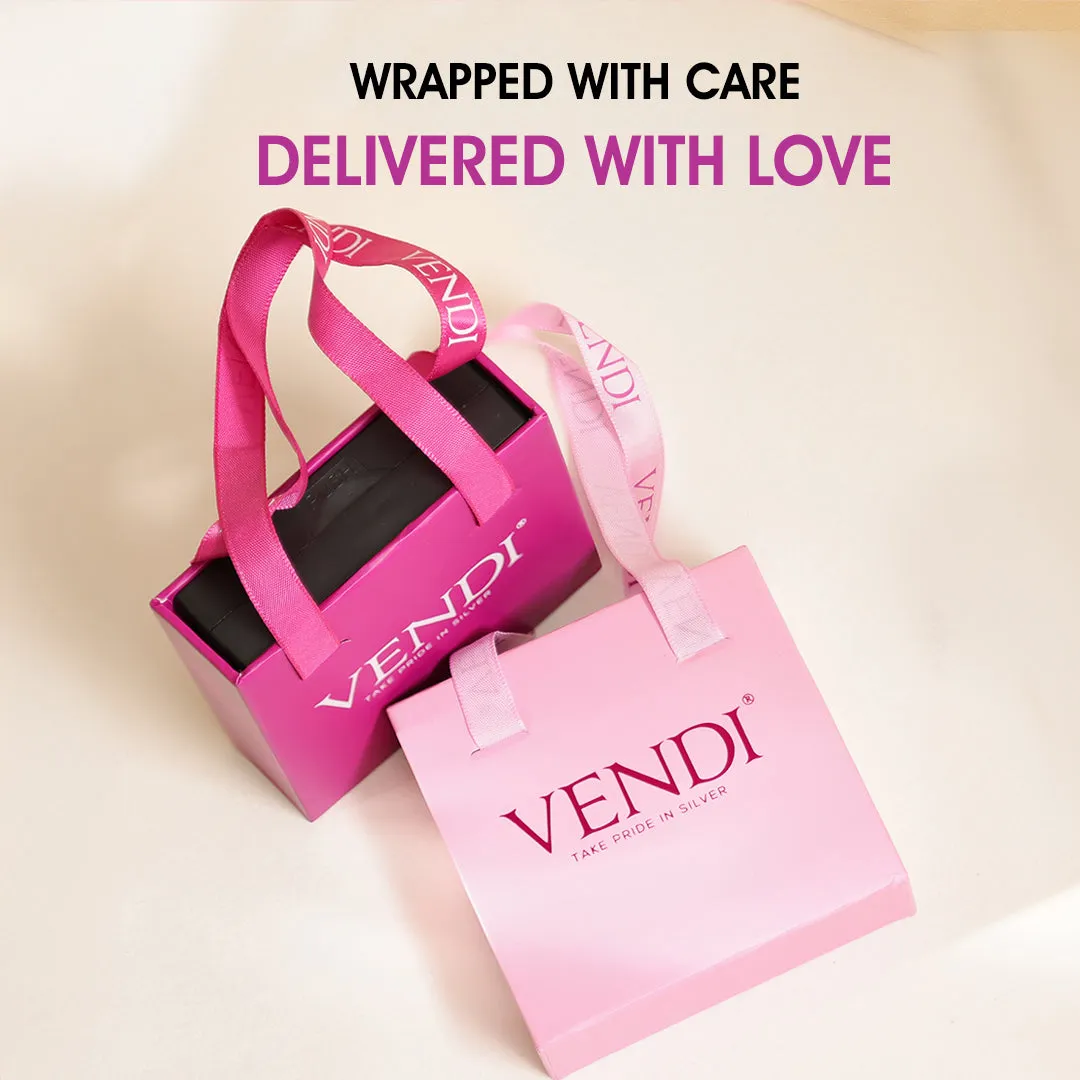Heart Centered Rose Gold Plated 925 Side Grip Rings