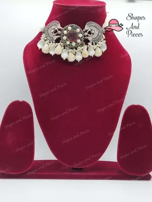Hilde Pearl Choker Set