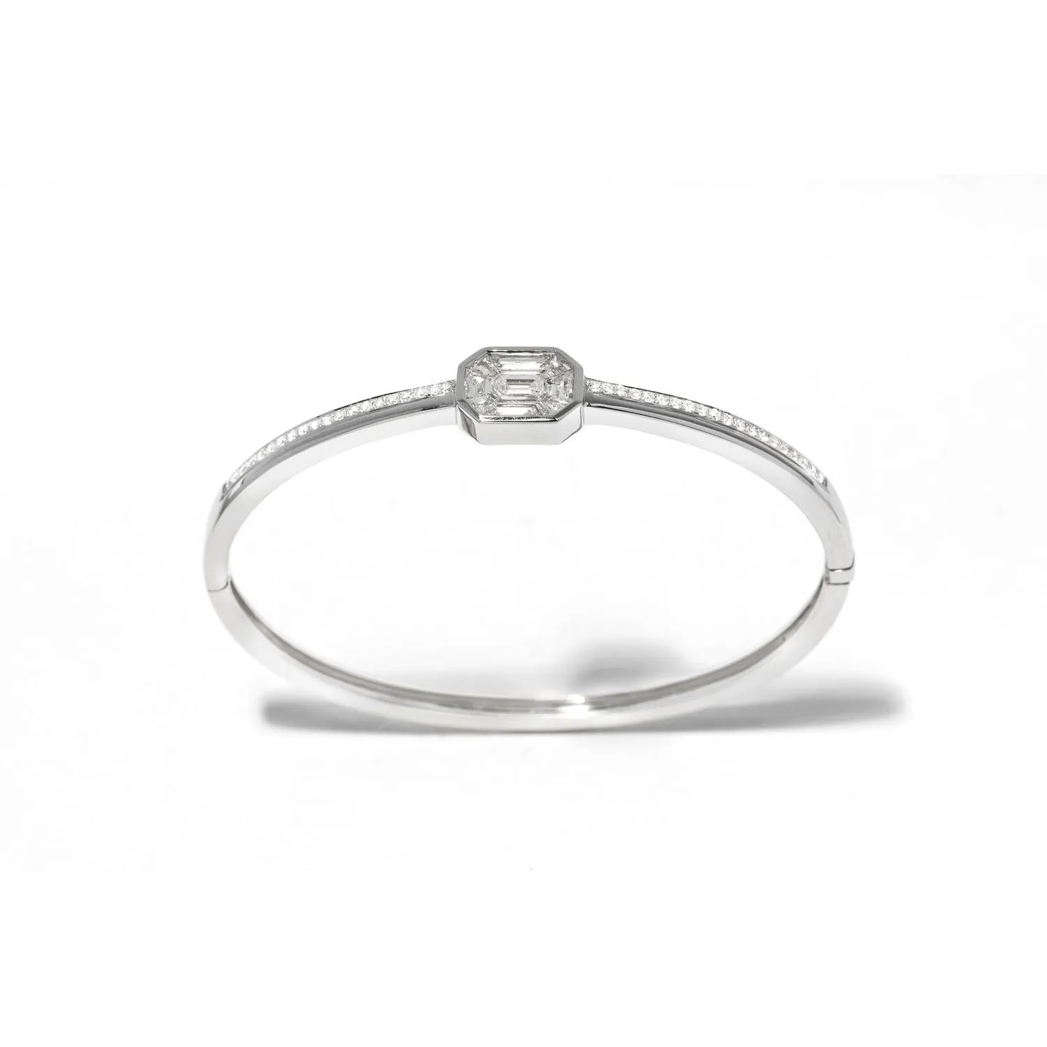 Illusion Pave Bangle