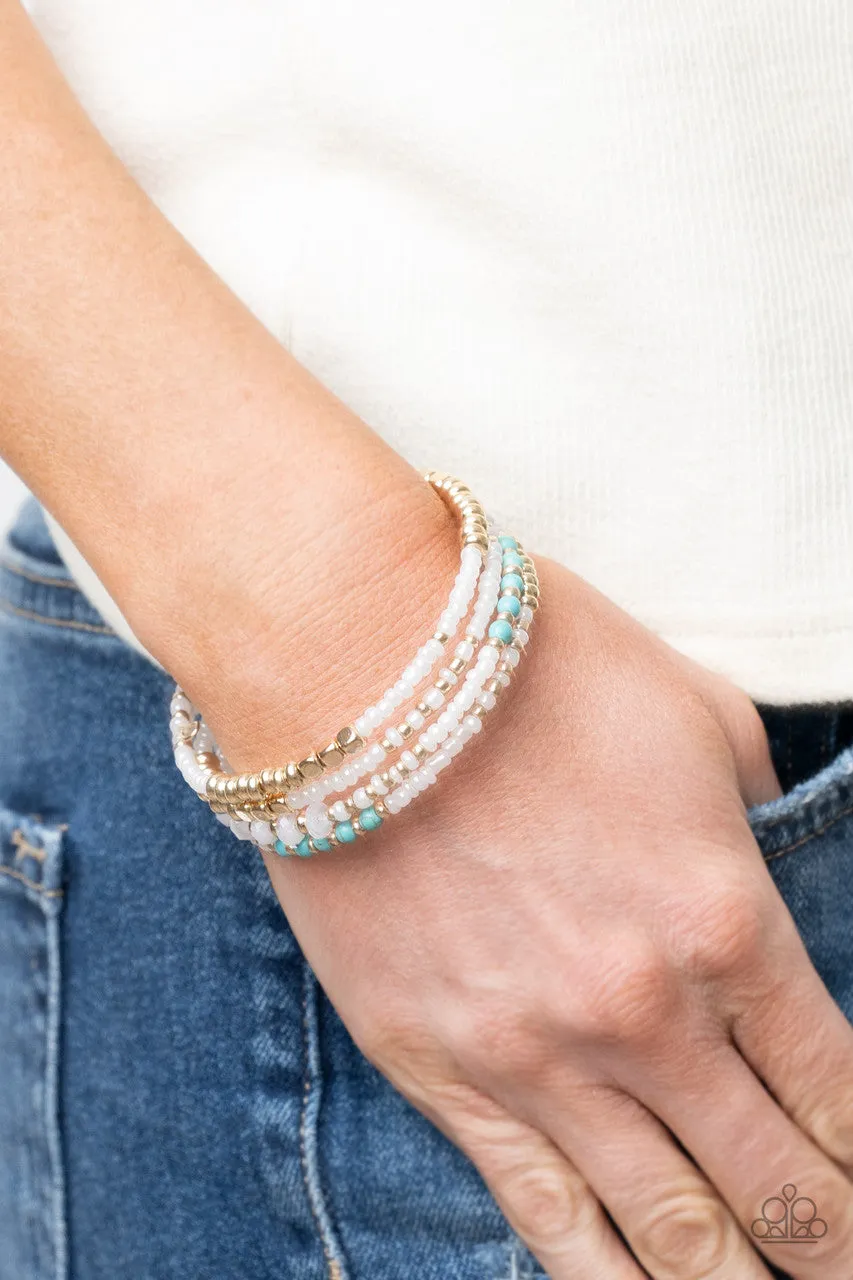 Infinitely Dreamy Gold Paparazzi Bracelet