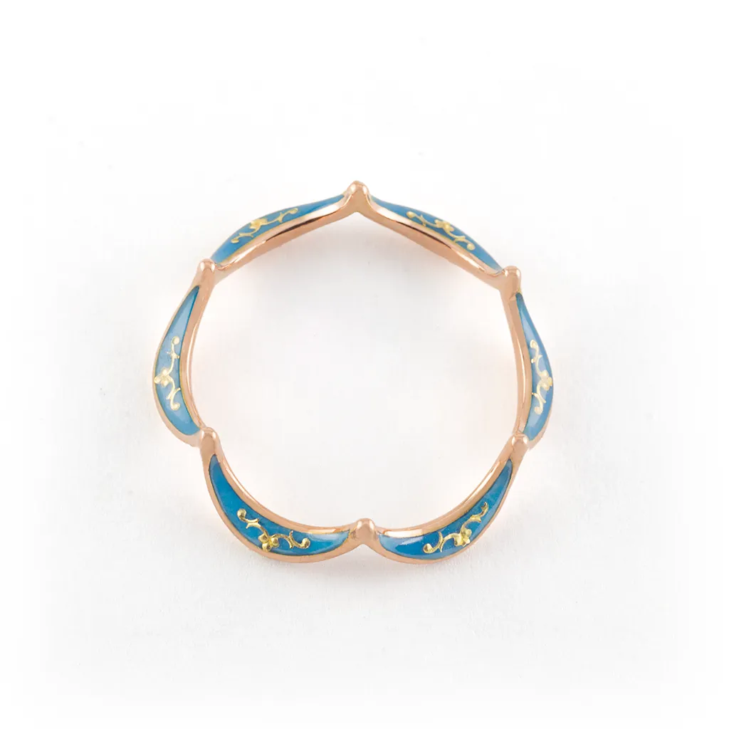 Jado Flora - Royal Turquoise
