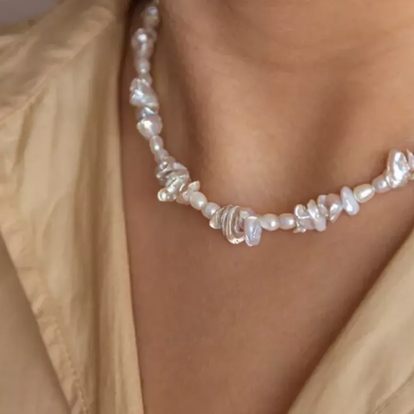 Keshi Pearl Necklace