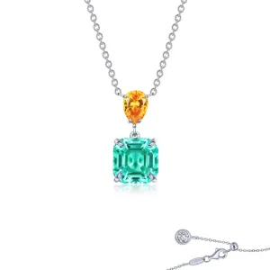 Lafonn Fancy Lab-Grown Sapphire Necklace