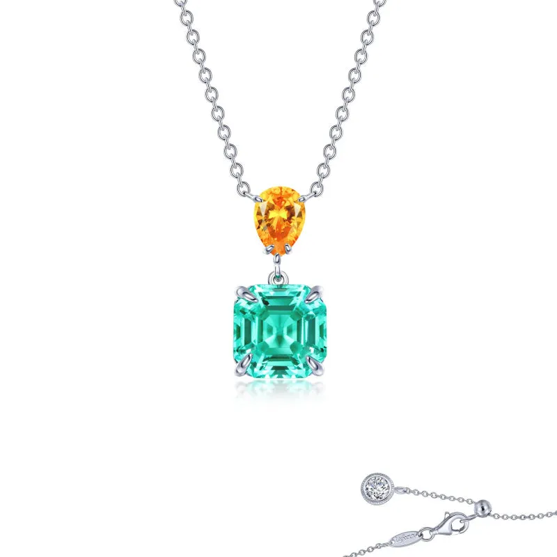 Lafonn Fancy Lab-Grown Sapphire Necklace