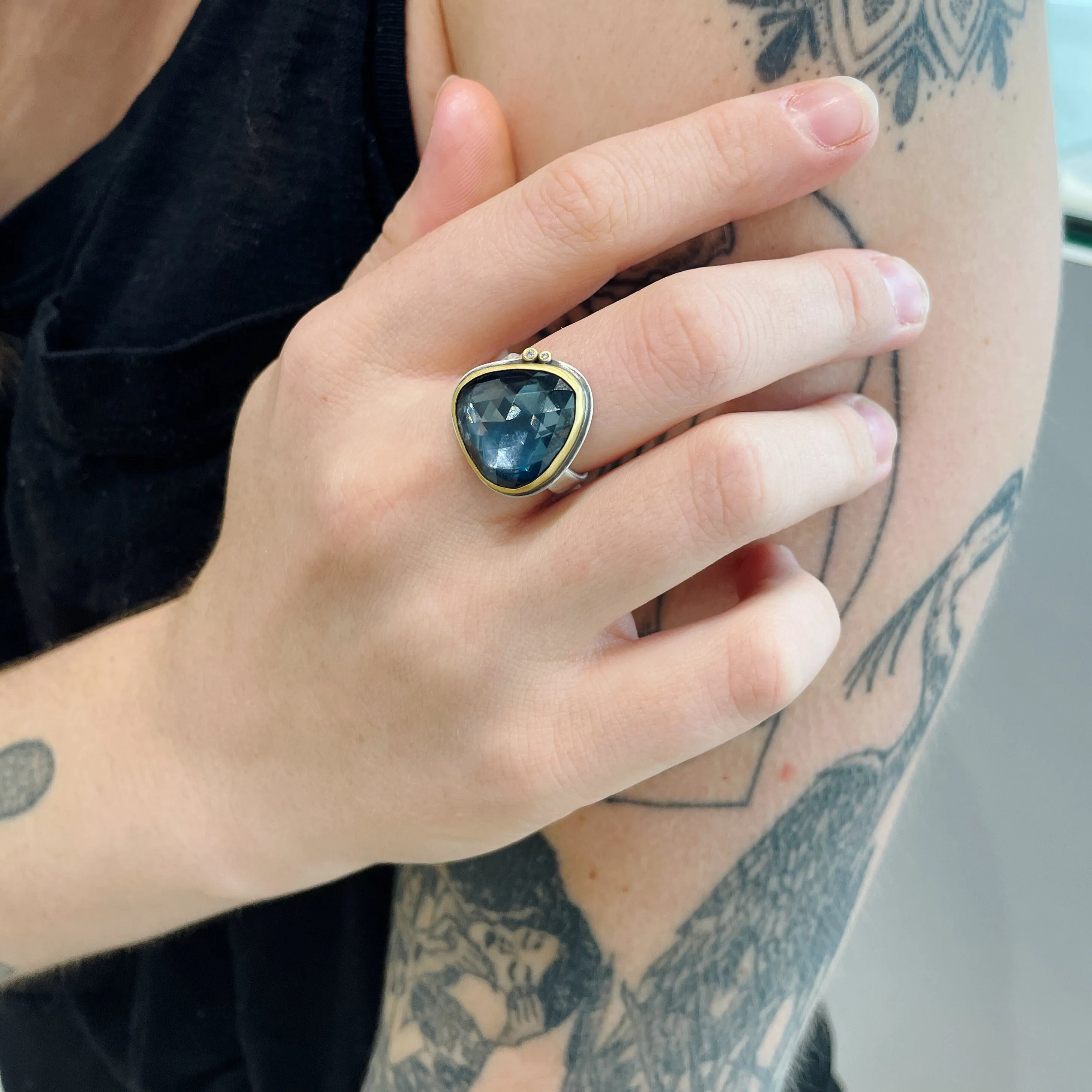 London Blue Topaz Ring