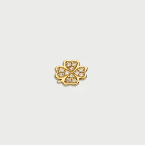 LOQUET LONDON | DIAMOND 4 LEAF CLOVER CHARM