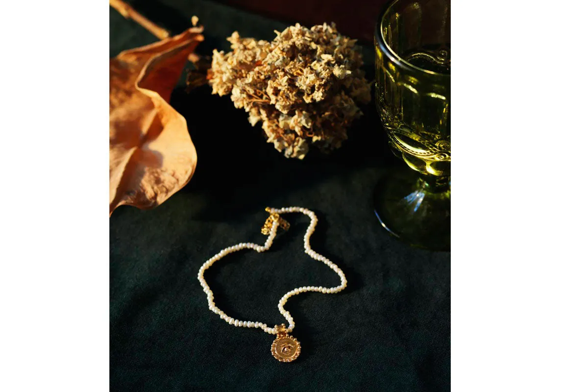 Lover's Eye Spiritual Necklace Choker. A love Gift.
