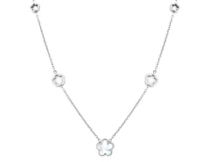 Lucky Mother of Pearl Clover Gold Necklace  – Maestro Hennessy®