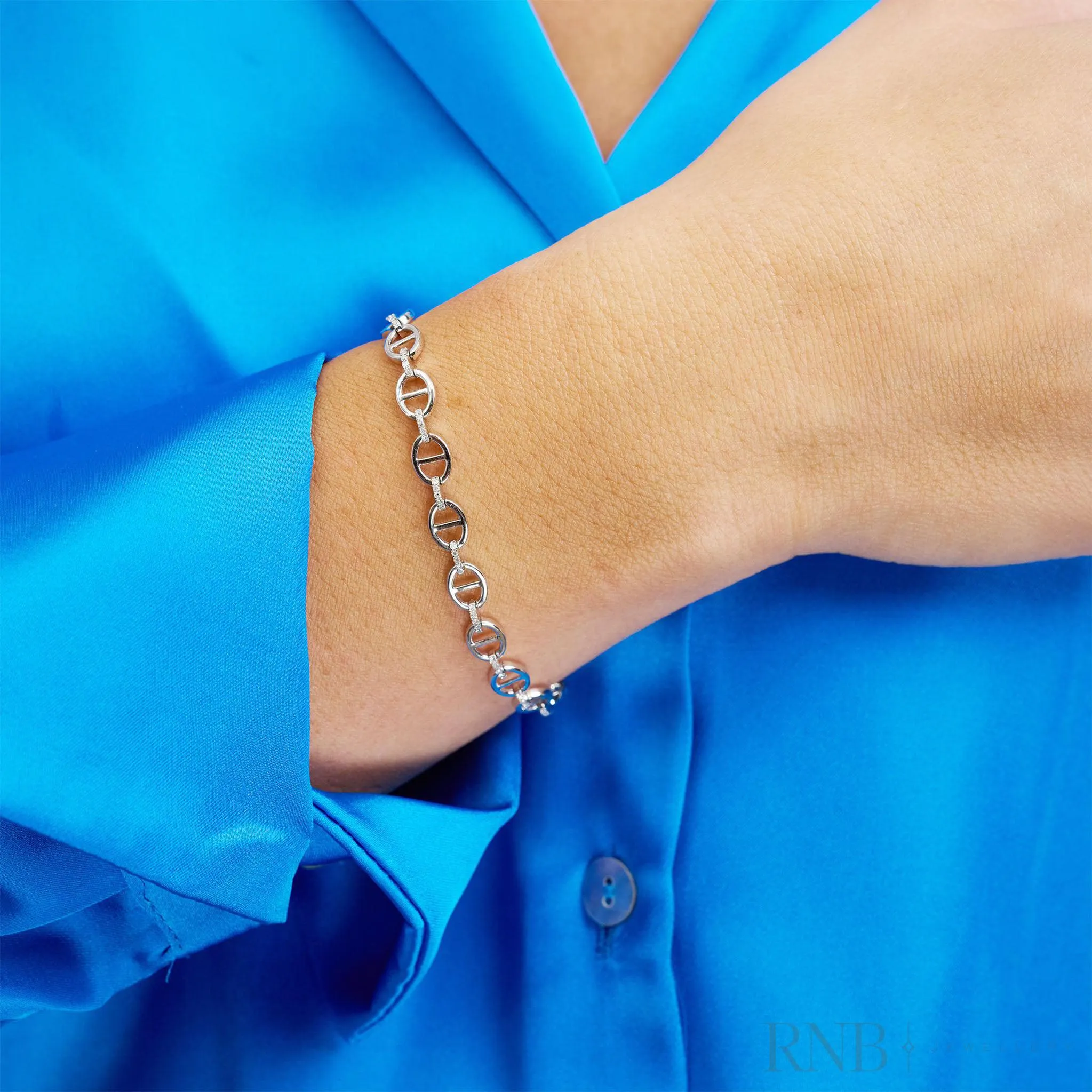 Marinara Link Diamond Bracelet