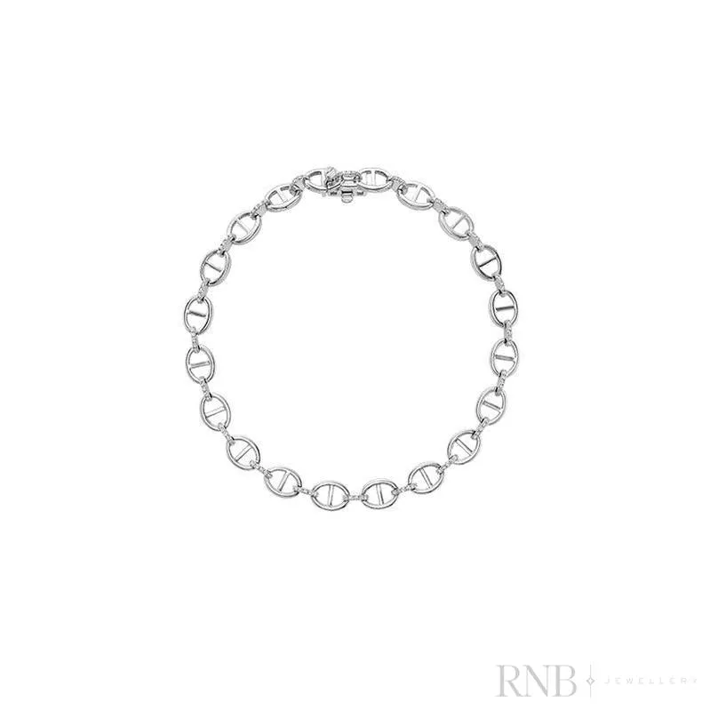 Marinara Link Diamond Bracelet