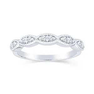 Marquis Vintage Style Diamond Band